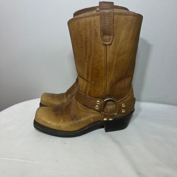 Durango Boots RD592 Western Cowboy Brown Leather Riding Harness Mid Calf 7M - Picture 6 of 9